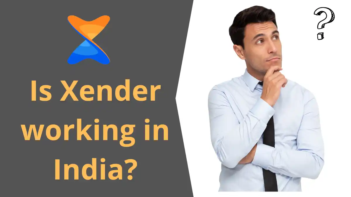 is xender working in india